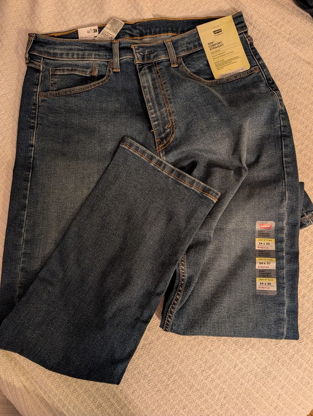 Men's Levi's 506 Jeans 34x30 NWT